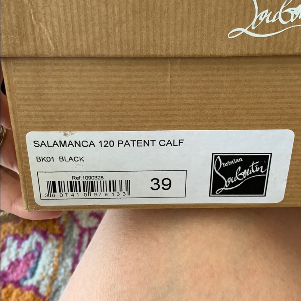 Christian Louboutin Salamanca 120 Patent Wedges - Picture 2 of 6